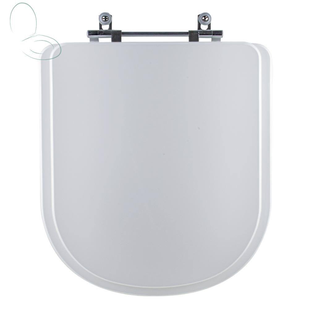Assento Sanitário Tampa de Vaso Branco Resina Poliester Lille para bacia Sensea