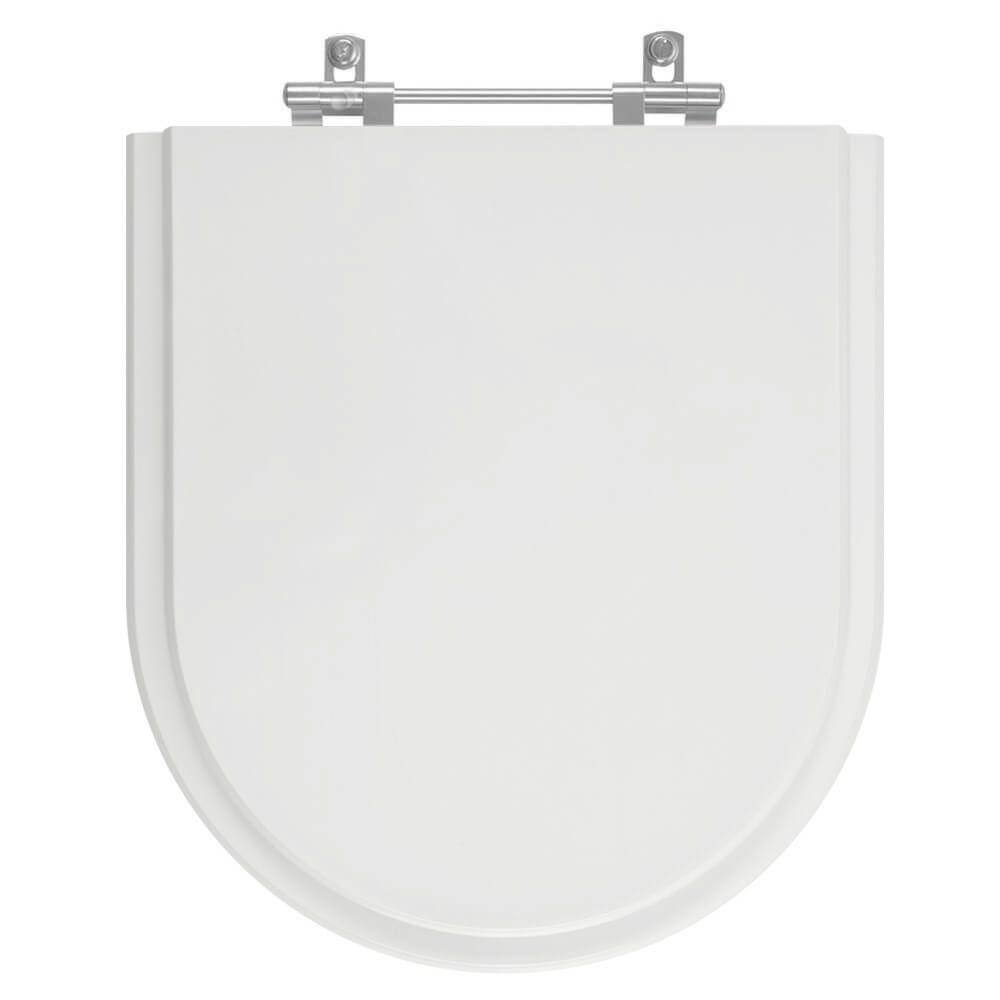 Assento Sanitário Smart Cinza Prata para vaso Celite
