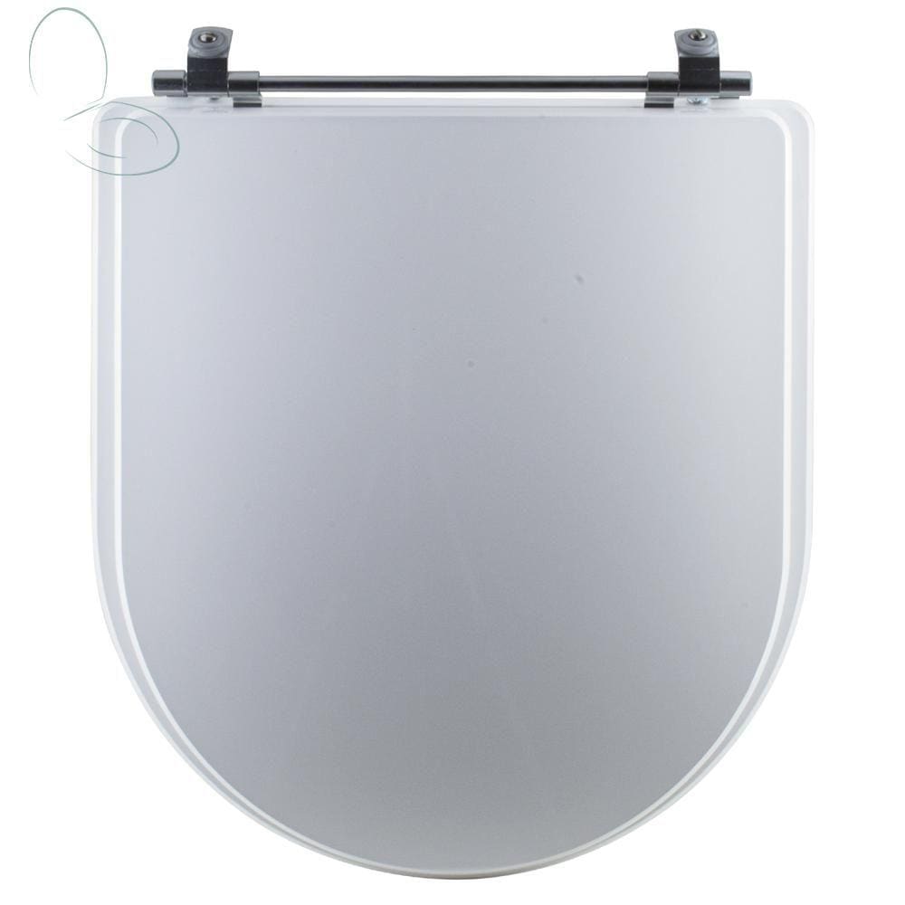 Assento Sanitário Tampa de Vaso Branco MDF Laqueado Calypso para bacia Incepa