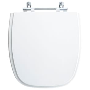 Assento Sanitário Tampa de Vaso Branco MDF Laqueado Like para bacia Celite