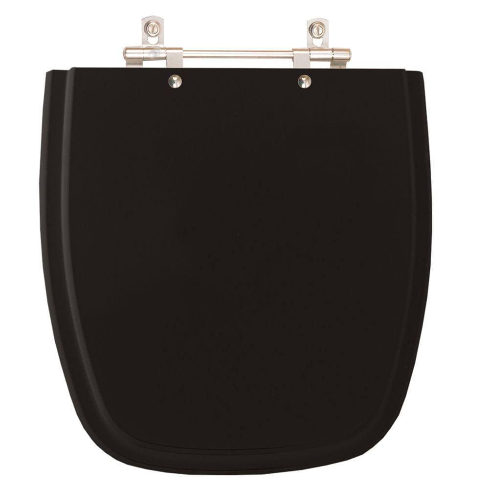 Assento Sanitario Poliester Versato Preto para vaso Celite
