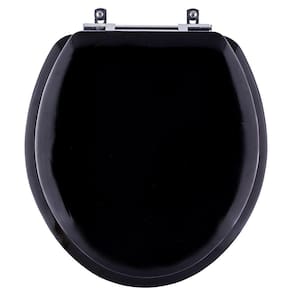 Assento Sanitário Almodadado Macio Flamingo Preto para vaso Incepa