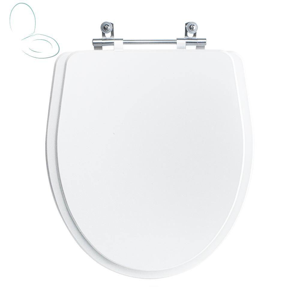 Assento Sanitário Tampa de Vaso Branco Resina Poliester Laura para bacia Roca
