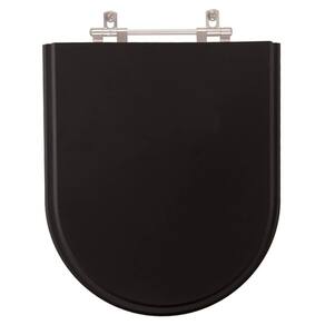 Assento Sanitario Poliester Smart Preto para Vaso Celite