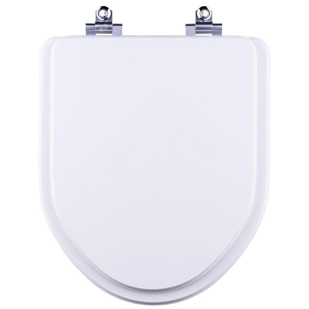 Assento Sanitário Laqueado Soft Close Gunna Branco para vaso Eternit