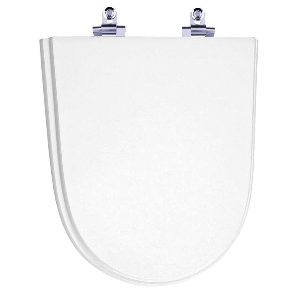 Assento Sanitário Laqueado Soft Close Century Branco para vaso Deca