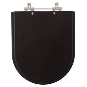 Assento para Vaso Sanitário Fiori Jasmim Preto em Resina