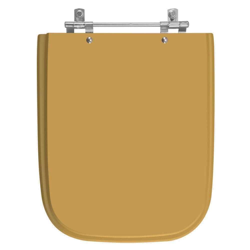 Assento Sanitário Tivoli Amendoa para vaso Ideal Standard