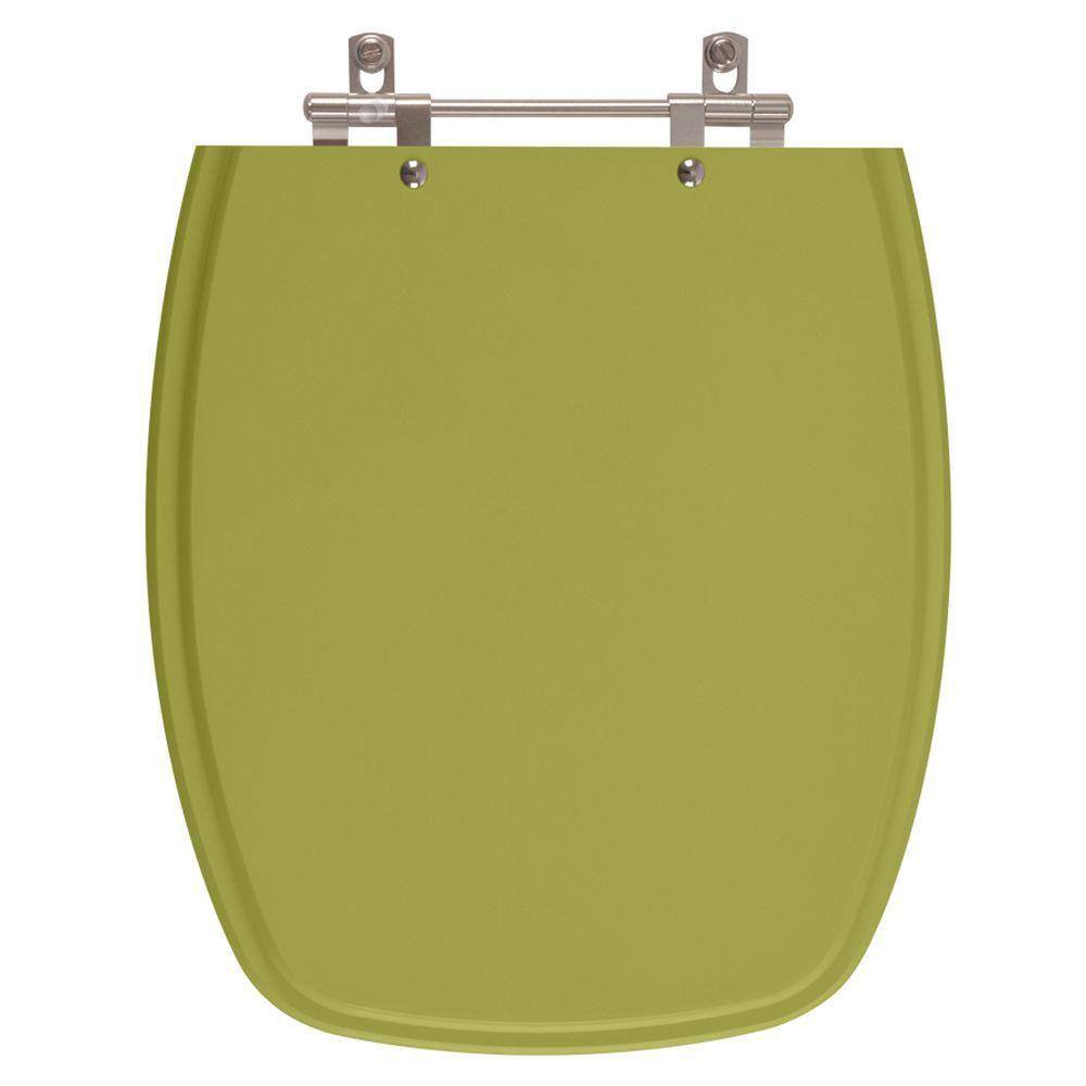 Assento Sanitario Poliester Stylus Verde Itapua para vaso Celite