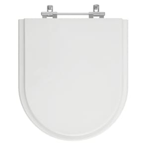 Assento Sanitário Riviera Cinza Prata para vaso Celite