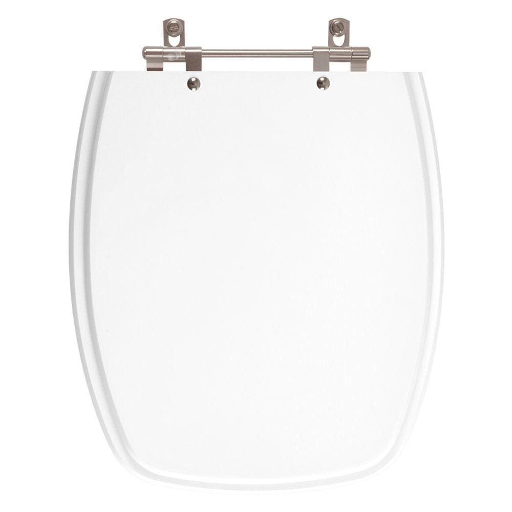 Assento Sanitario Poliester Laguna Branco para vaso Hervy