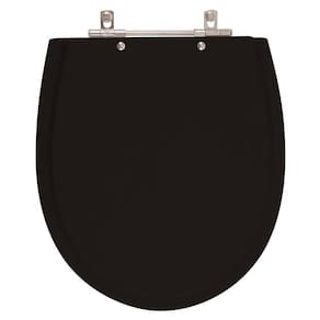 Assento Sanitario Poliester Polo Preto para vaso Hervy