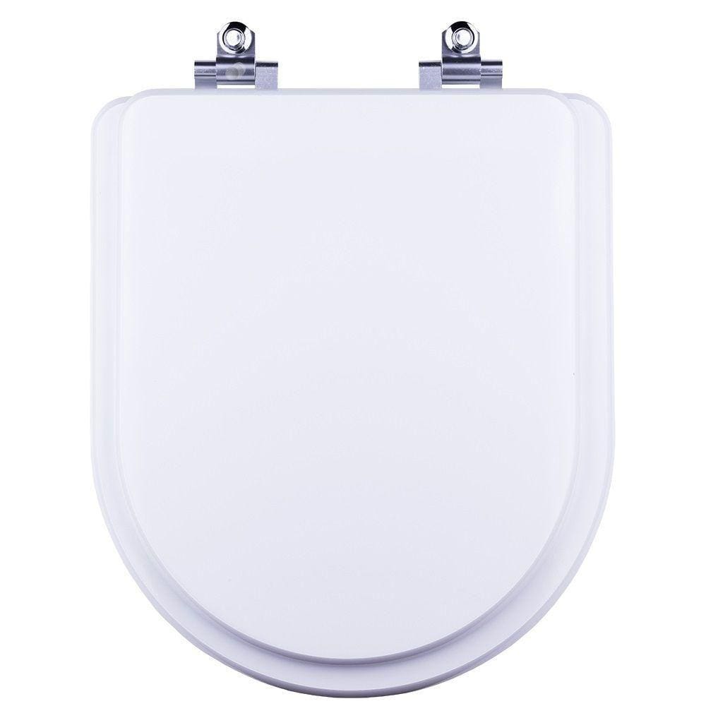 Assento Sanitário Laqueado Soft Close Omega Branco para vaso Deca