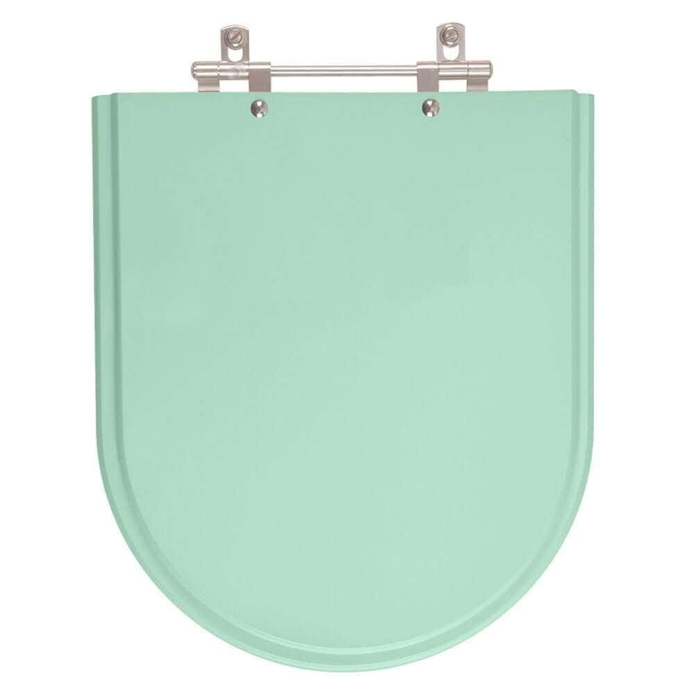 Assento Sanitário Valentina Verde Acqua para vaso Hervy