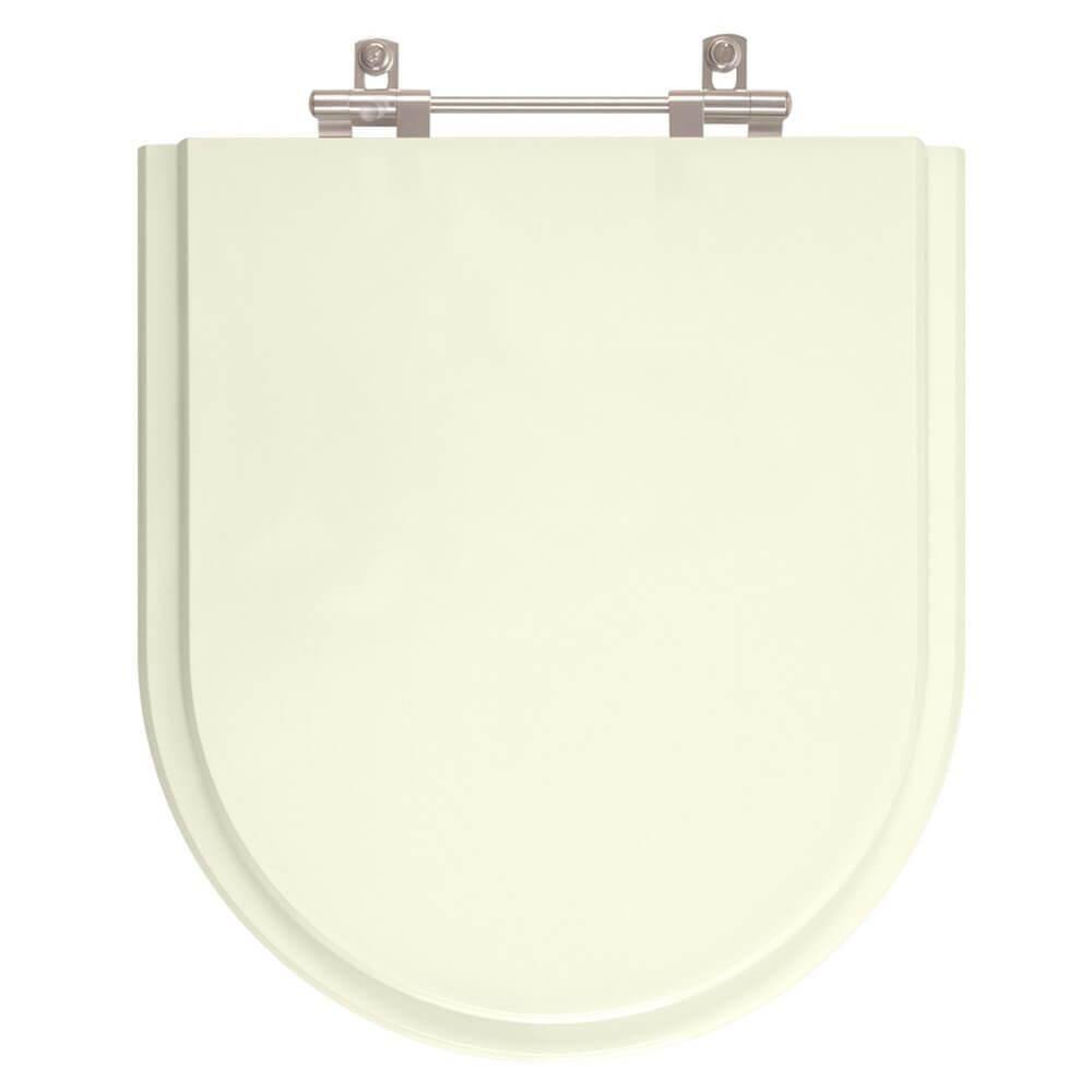 Tampa de Vaso Poliester Smart Pergamon (Bege Claro) para Bacia Celite