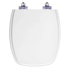 Tampa de Privada Fechamento Suave Primula Plus Branco para vaso Fiori