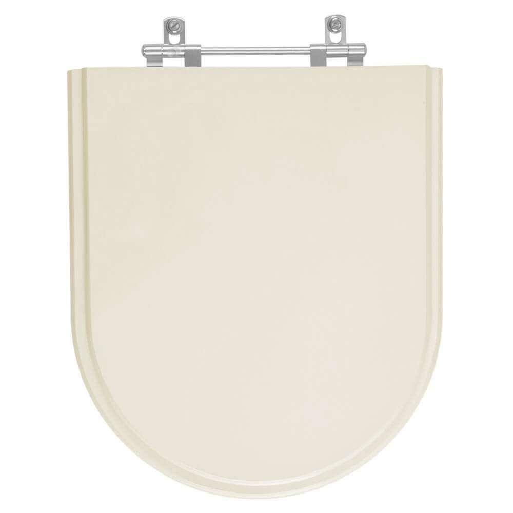 Assento Sanitário Poliester San Remo Marfim (Bege Claro) para vaso Hervy