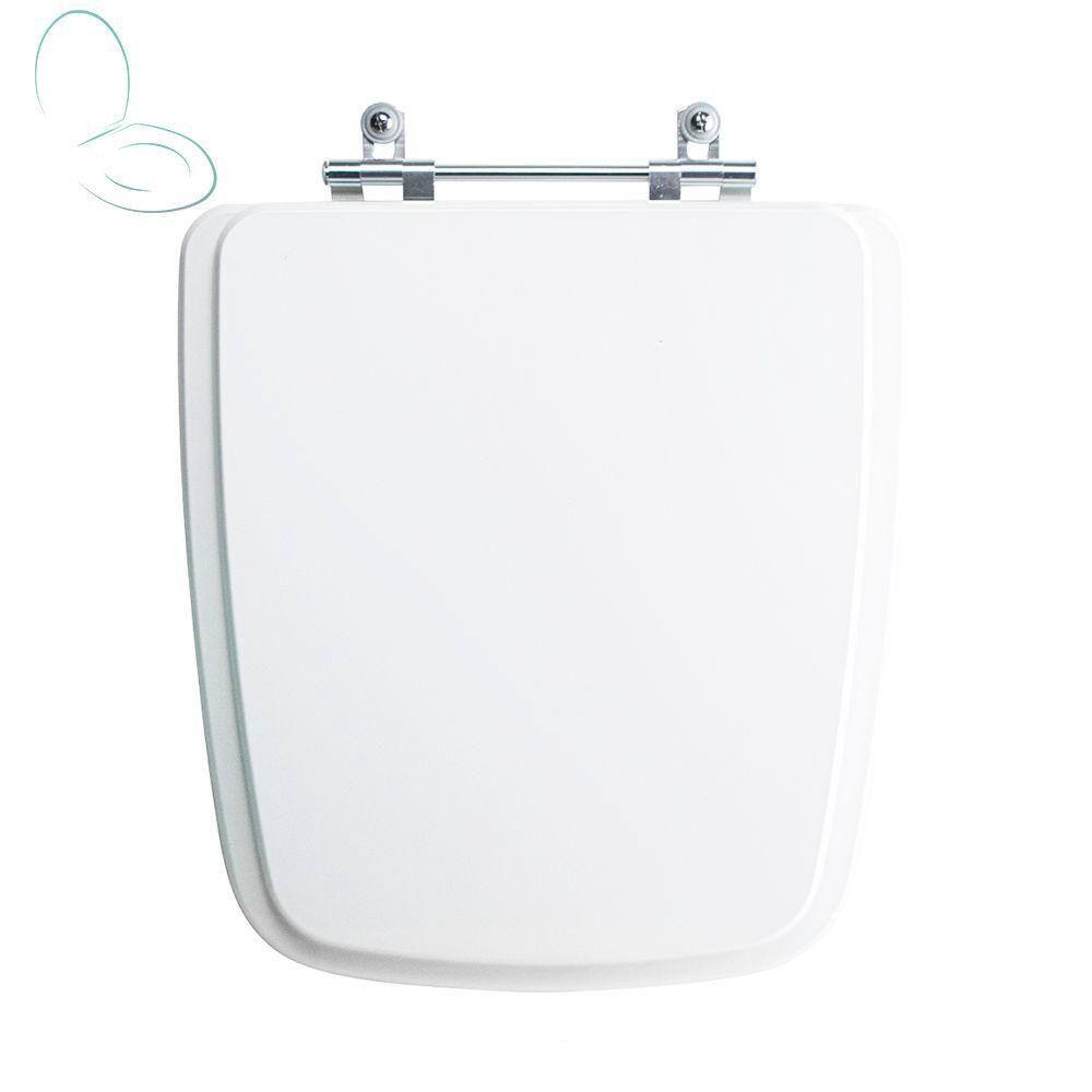 Assento Sanitário Tampa de Vaso Branco Resina Poliester Boss para bacia Incepa