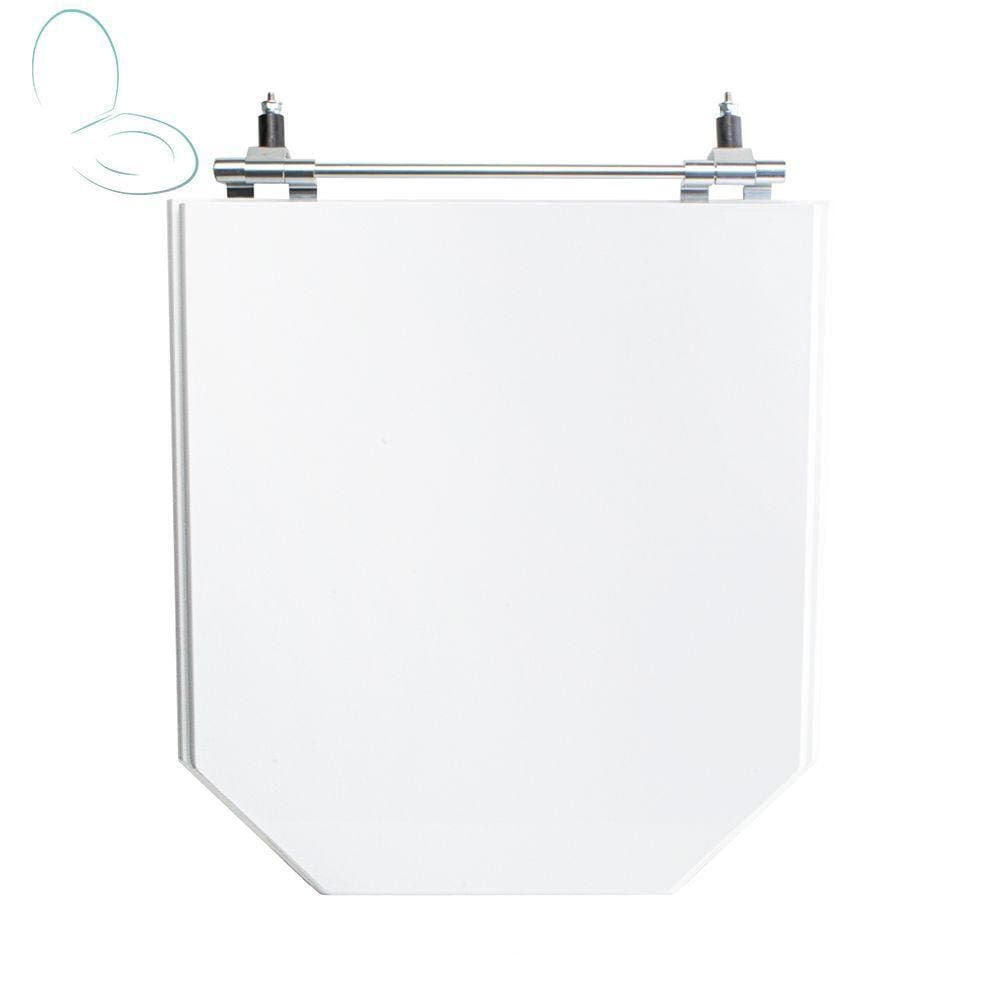 Assento Sanitário Tampa de Vaso Branco Resina Poliester Atrium para bacia Incepa