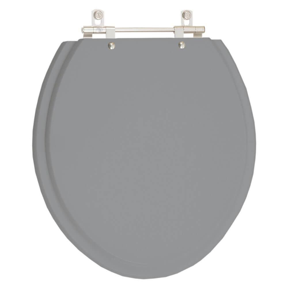 Tampa de Privada Fiori Cinza Escuro para louça Fiori 6lpf