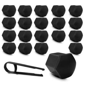 Kit Capa de Parafuso Sextavado Chave 19 Ford 20 peças Preta