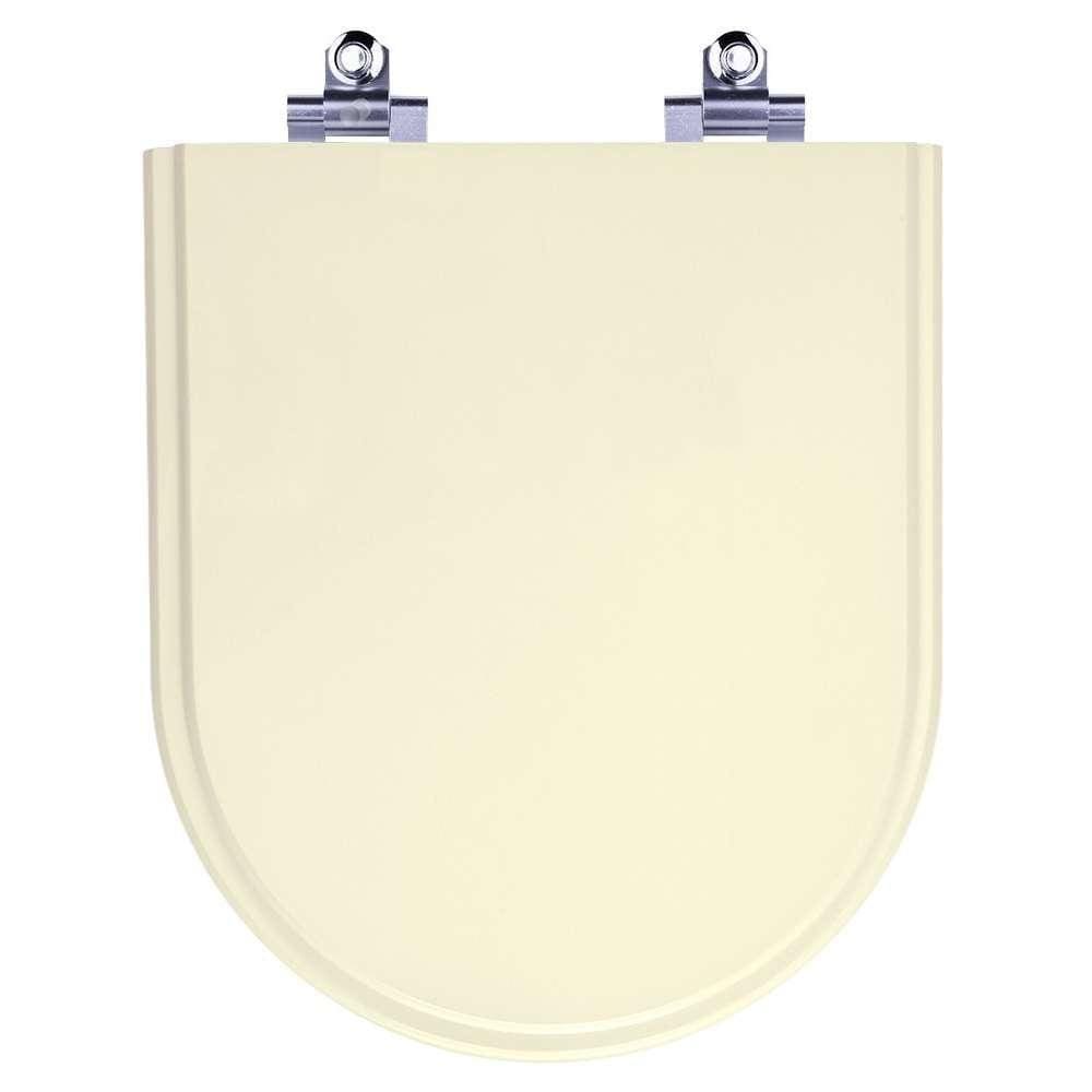 Tampa De Vaso Sanitario Com Amortecedor Carrara Creme Para Bacia Deca