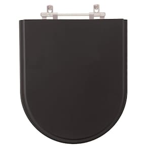 Tampa de Vaso em MDF Jasmim Preto para bacia Fiori