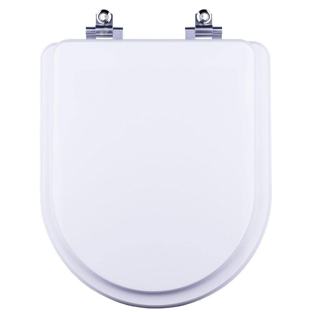 Tampa de Vaso Sanitário com Amortecedor Carrara Branco para Bacia Deca