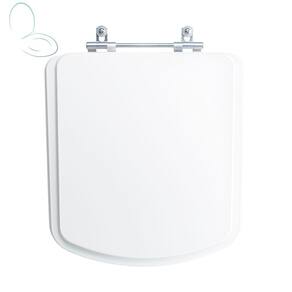 Tampa Vaso Sanitário Madeira Laqueada Lirio Branco para bacia Fiori
