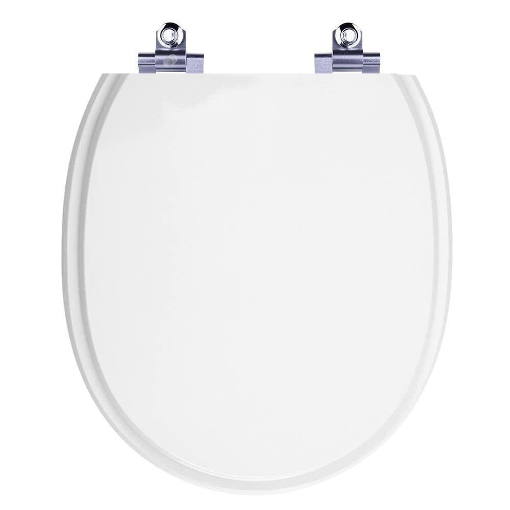 Tampa de Vaso Sanitário com Amortecedor Village Branco para Bacia Deca