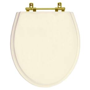 Tampa de Vaso Windsor Creme para bacia Deca Com Ferragem Dourada