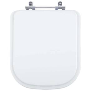 Tampa de Vaso Poliéster Debba Square Branco para bacia Roca 6lpf