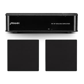 Kit RD BT Ceiling + 2 Arandelas 6Cx 50w Pretas Frahm