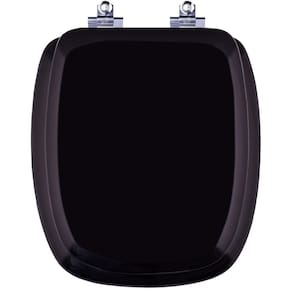 Tampa de Vaso Almofadado com Amortecedor Life Preto para bacia Celite