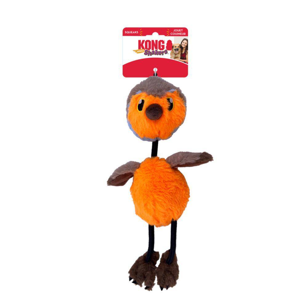 Brinquedo Pelúcia Kong Shakers Wingz Para Cães Pq / Md - Laranja