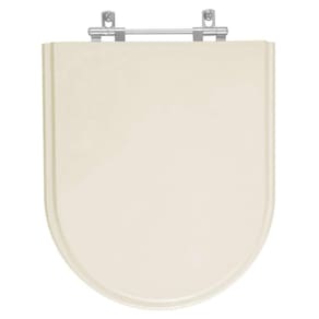 Tampa de Vaso Poliester Oxford Bege Creme para bacia Deca