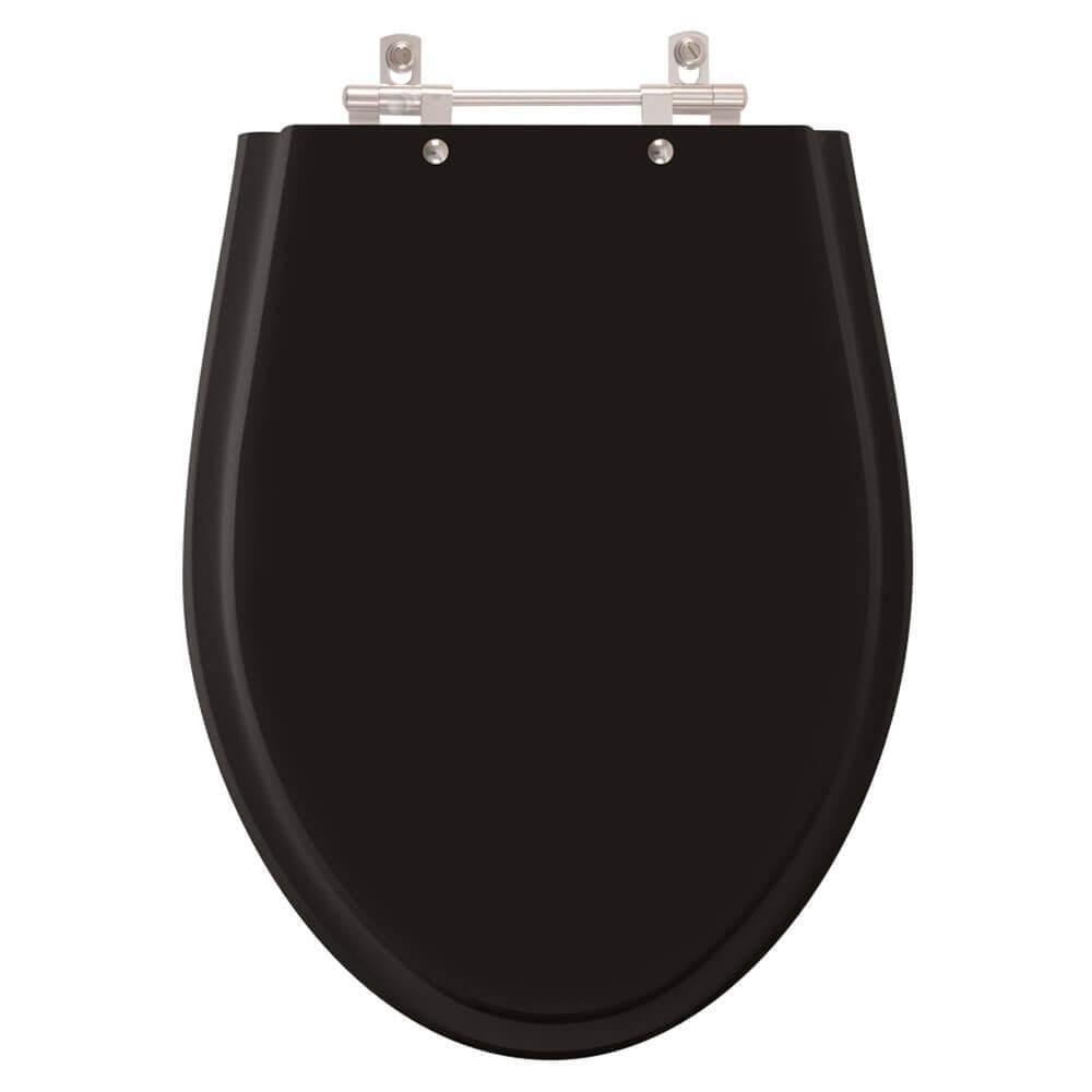 Tampa de Vaso Poliéster Alpinia Preto para bacia Fiori 6lpf