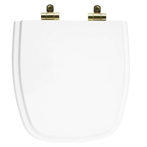 Tampa de Vaso Resina Soft Close City p/ Celite Ferr. Dourada