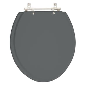 Assento Sanitario Poliester Convencional Oval Cinza Quartzo para vaso Ideal Standard
