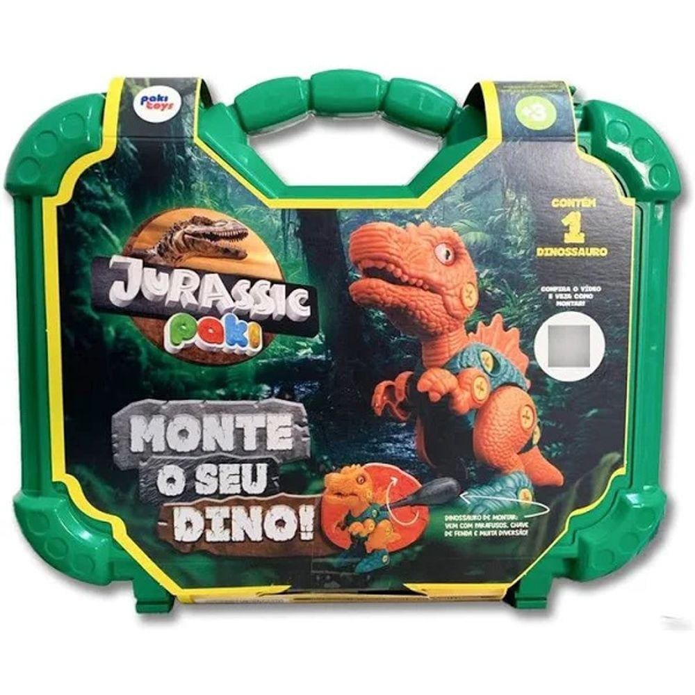 Brinquedo dinossauro jurassic dino fantoche de mao dtc 3731