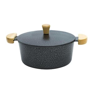 Caçarola 3,2 Litros Alumínio Fundido 22X10Cm Craq.Preto Nº22