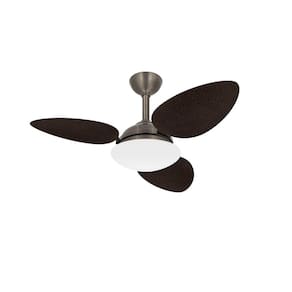 Ventilador De Teto Pétalo 3 Pás Palha Econômico Ventax 110V