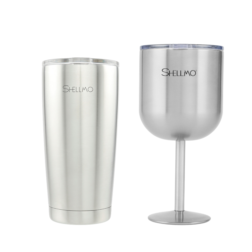 Kit Copo 600ML + Taça 530ML