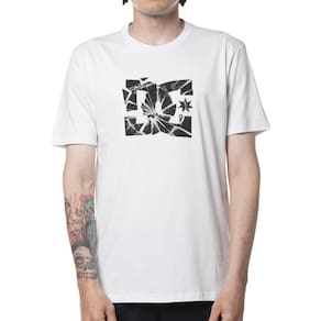 Camiseta DC Shoes Crushed Glass SM24 Masculina Branco