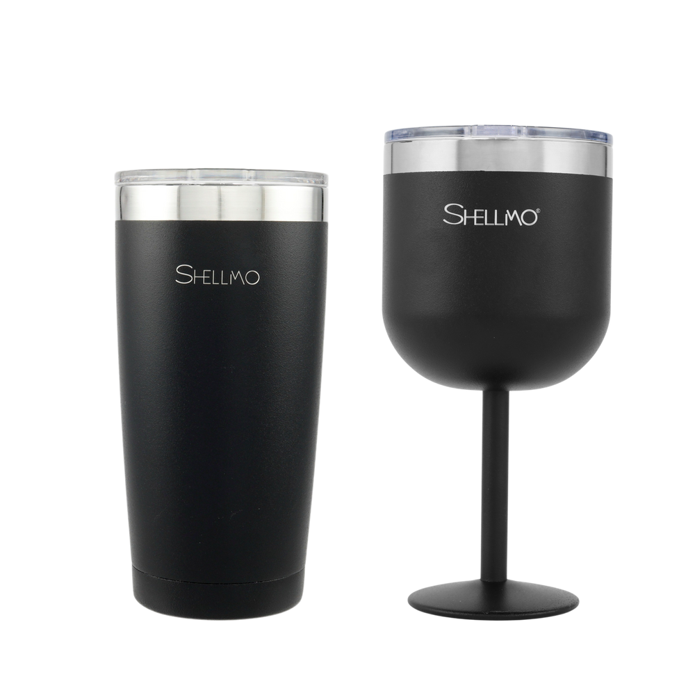 Kit Copo 600ML + Taça 530ML