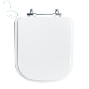 Assento Sanitário Tampa de Vaso Branco Resina Poliester Piano para bacia Deca