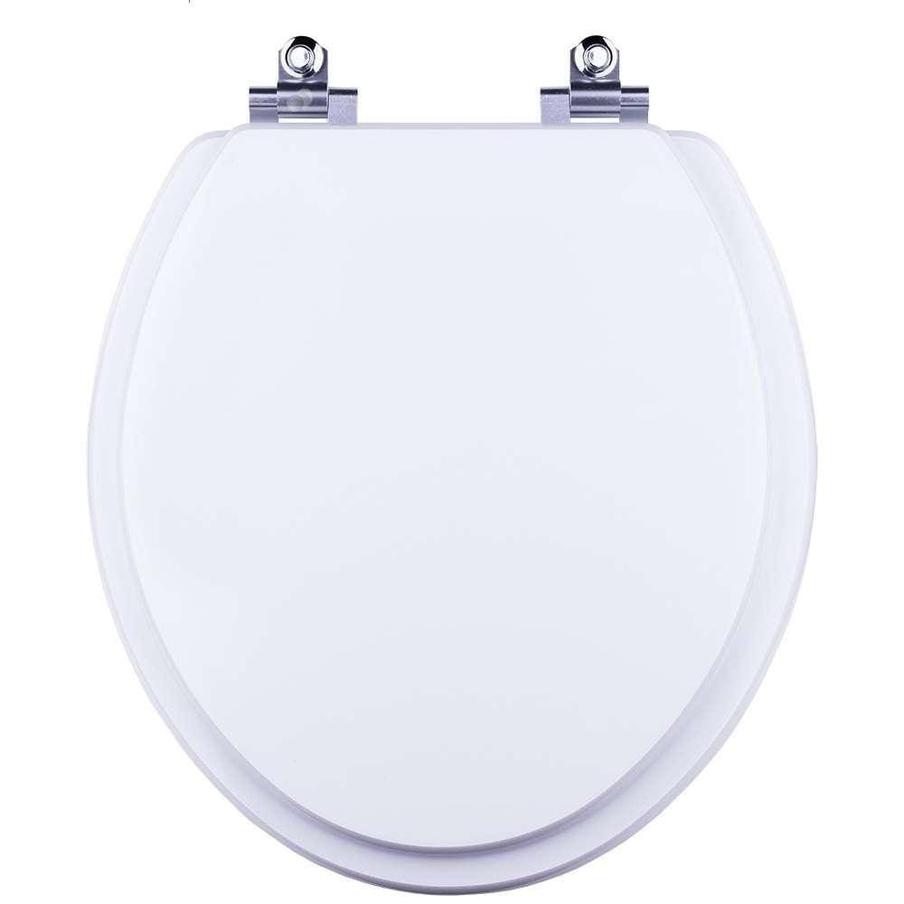 Assento Sanitário Fechamento Lento Convencional Oval Branco para Louça Celite