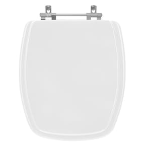 Assento Sanitário Acrílico Amarilis Branco para vaso Fiori