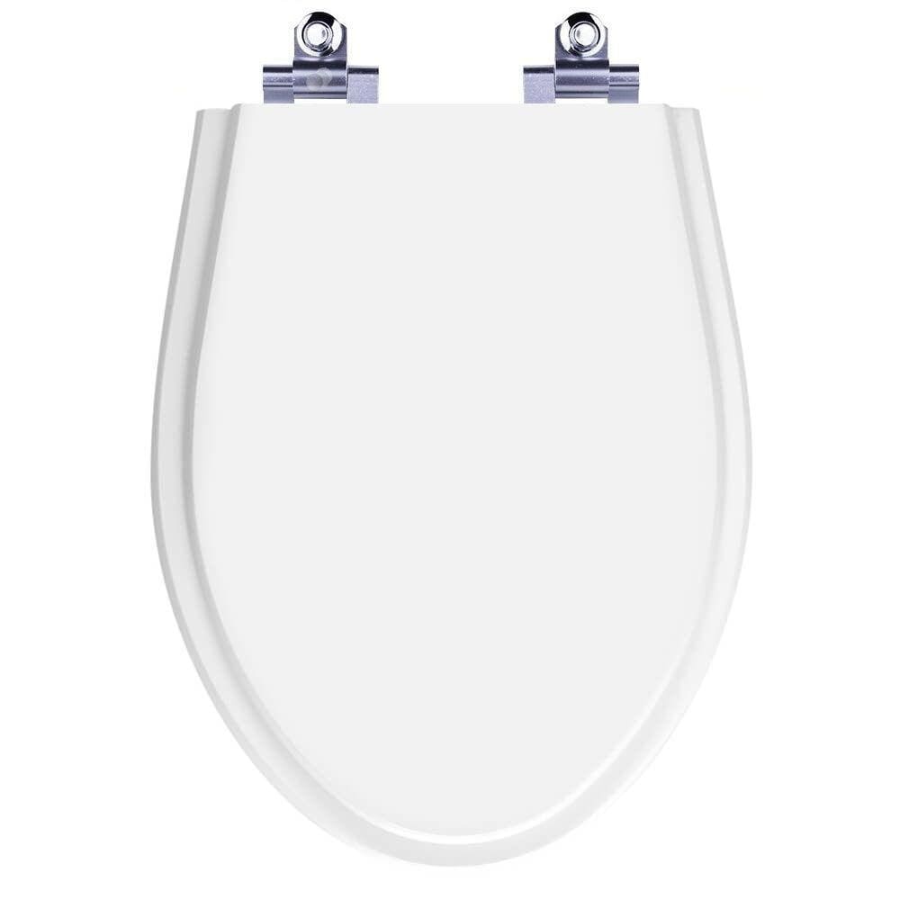 Assento Sanitário Laqueado Soft Close Victoria Branco para vaso American Standard