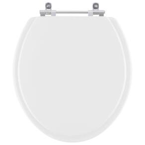 Assento Sanitário em MDF Colonial Branco para bacia Hervy